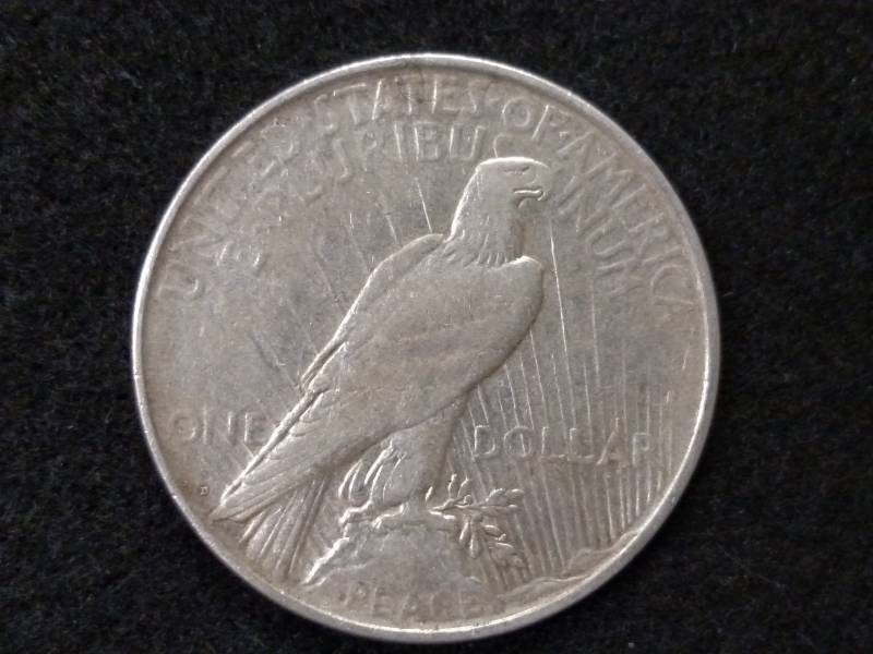 lot 40 image: 1922 D Peace Silver Dollar...