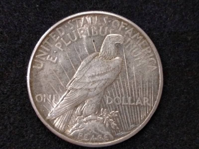lot 42 image: 1922 S Peace Silver Dollar...