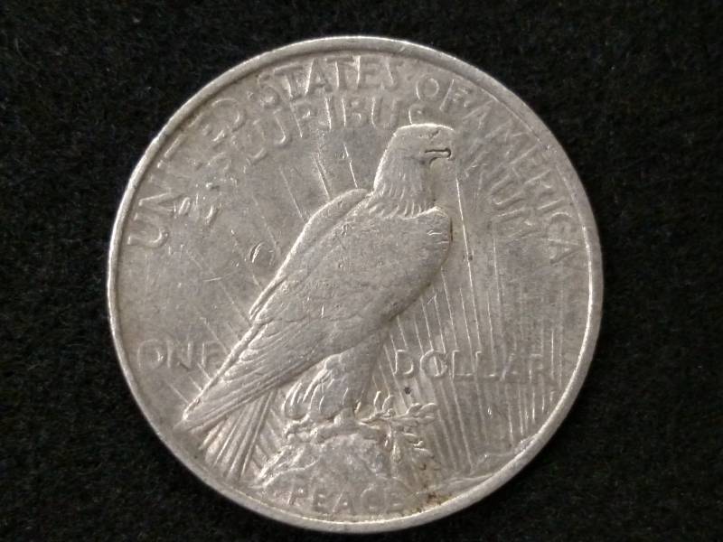 lot 45 image: 1923 Peace Silver Dollar...