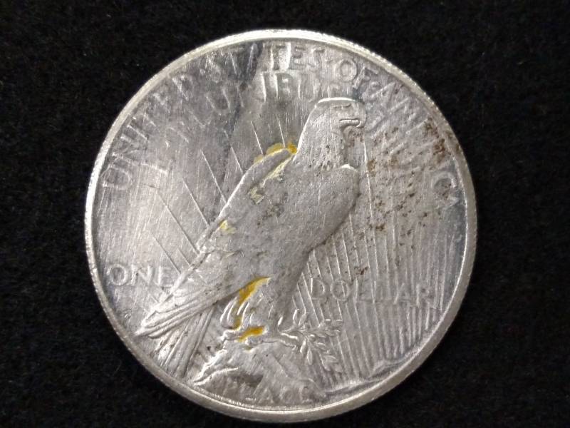 lot 50 image: 1923 S Peace Silver Dollar...