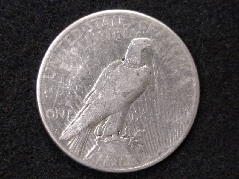lot 51 image: 1923 S Peace Silver Dollar...