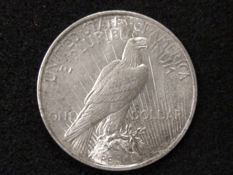 lot 52 image: 1924 Peace Silver Dollar...