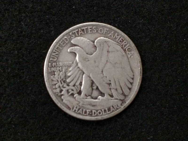 lot 63 image: 1938 Walking Liberty Silver Half Do...