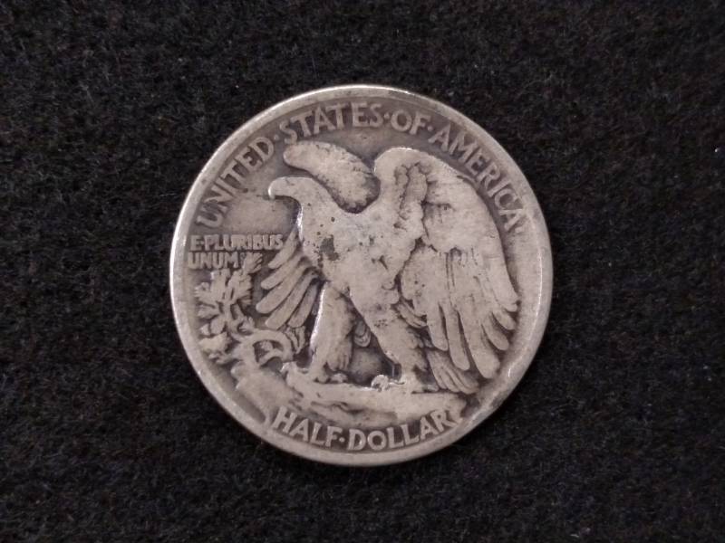 lot 68 image: 1941 Walking Liberty Silver Half Do...