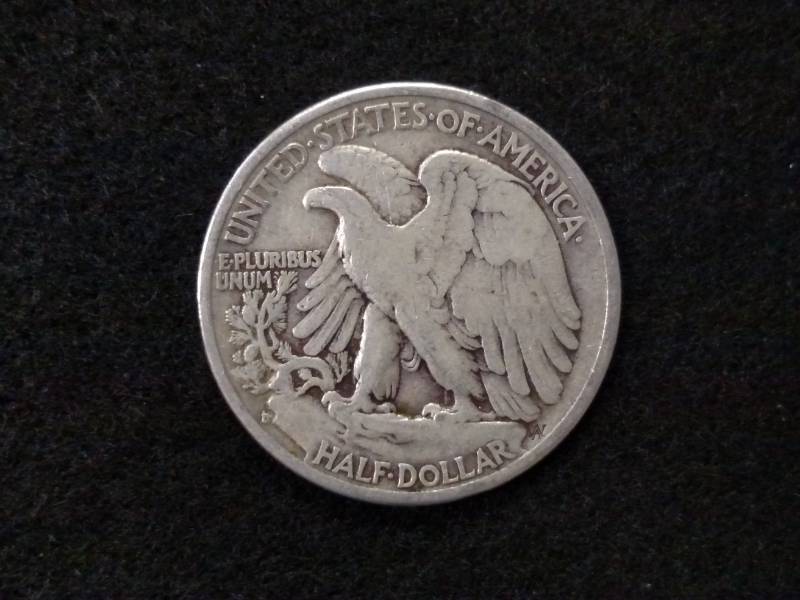 lot 70 image: 1941 D Walking Liberty Silver Half ...