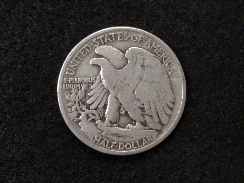 lot 75 image: 1943 Walking Liberty Silver Half Do...