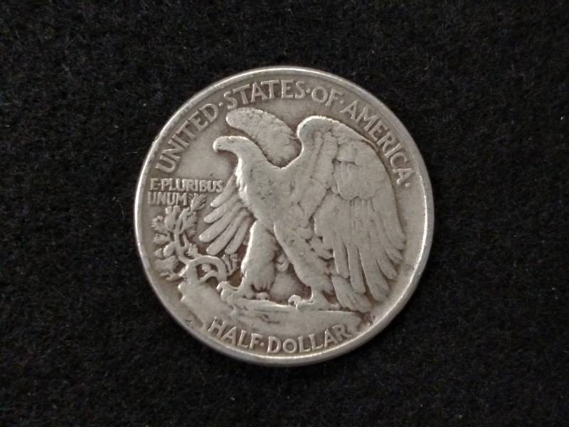lot 79 image: 1944 Walking Liberty Silver Half Do...