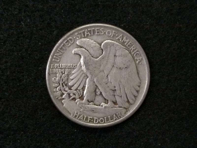 lot 80 image: 1945 Walking Liberty Silver Half Do...