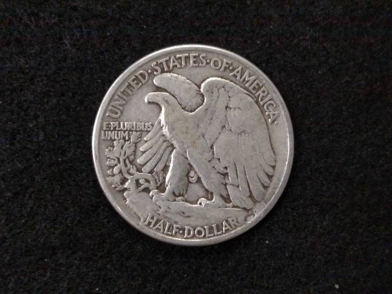lot 81 image: 1945 Walking Liberty Silver Half Do...