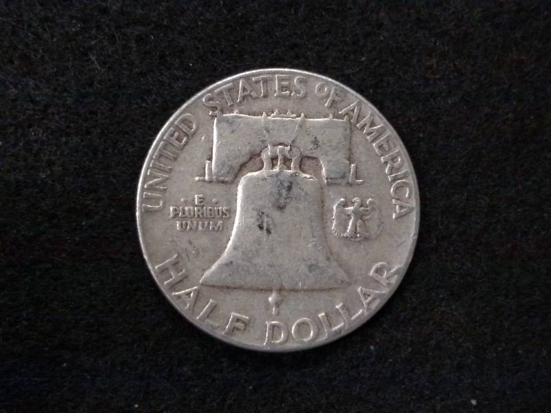 lot 86 image: 1951 Franklin Silver Half Dollar...
