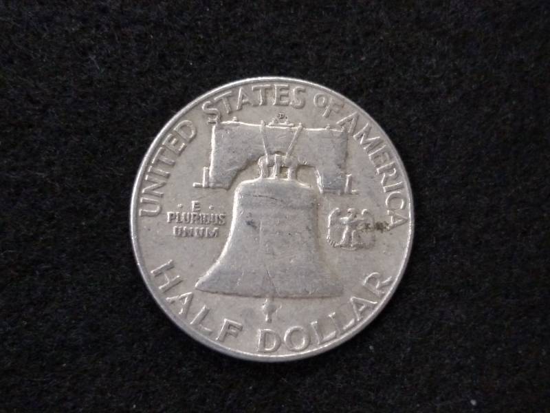 lot 87 image: 1952 D Franklin Silver Half Dollar...