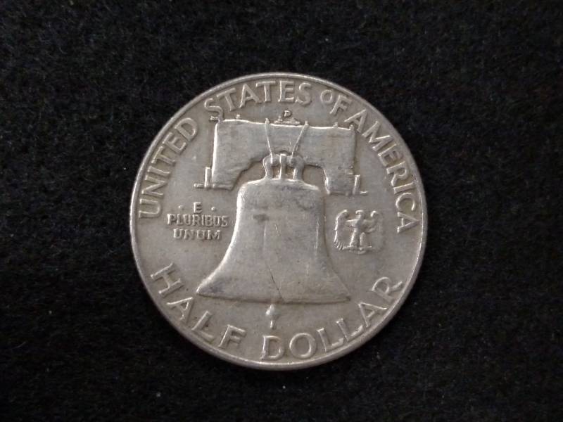 lot 94 image: 1960 D Franklin Silver Half Dollar...