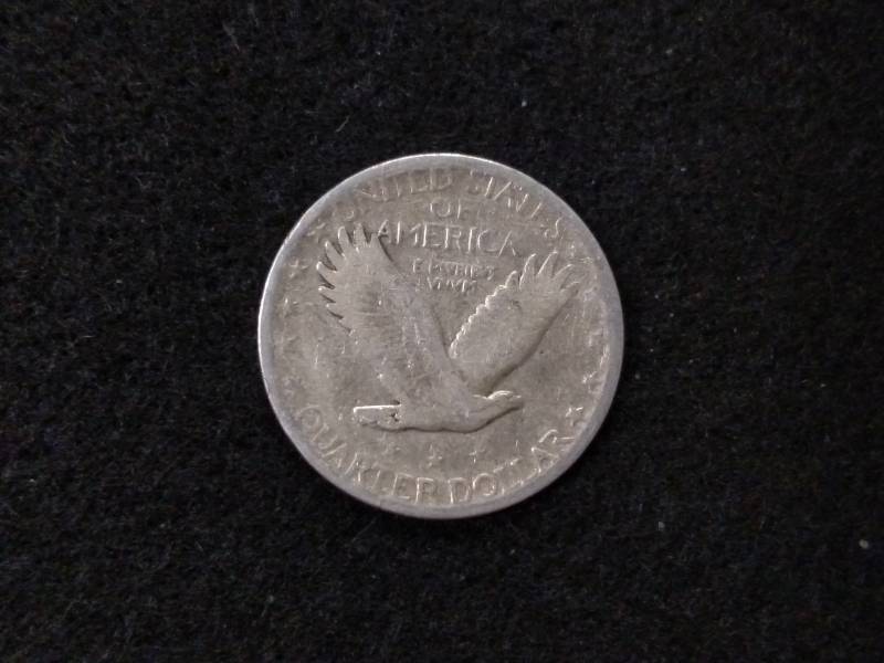 lot 107 image: 1929 D Standing Liberty Silver Quar...