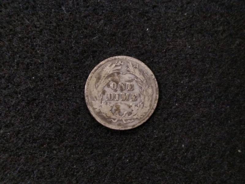 lot 112 image: 1907 Barber Silver Dime...