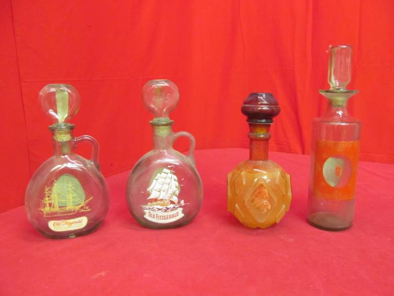 Vintage Liquor decanters