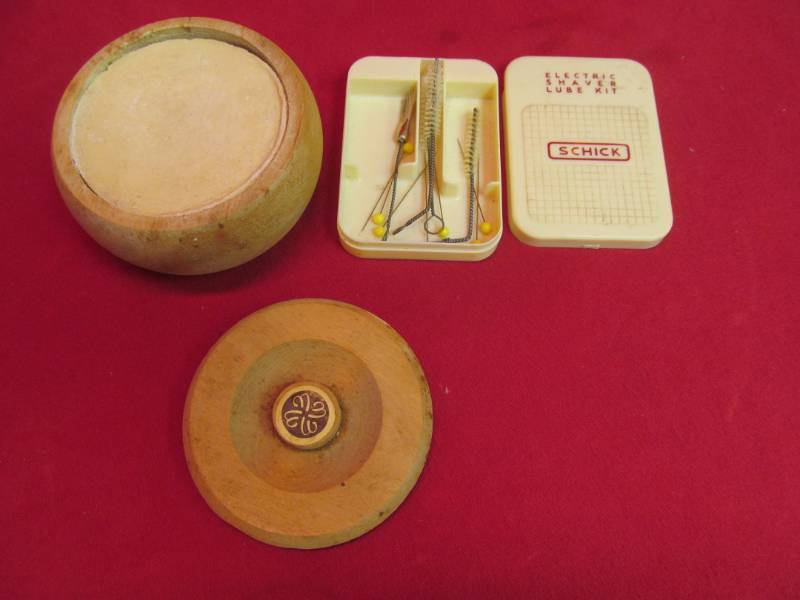 vintage shaving items