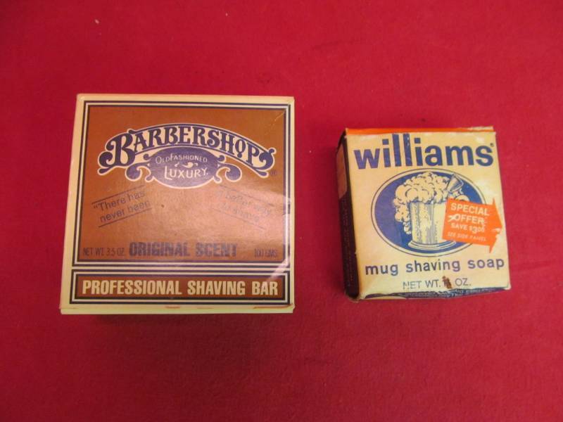 vintage shaving mug soaps