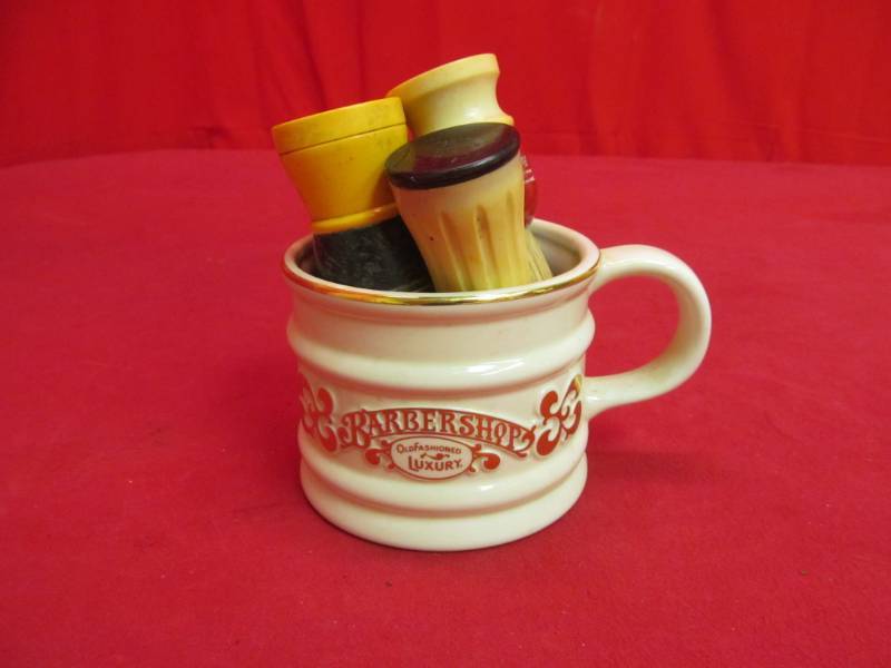 Vintage shaving items