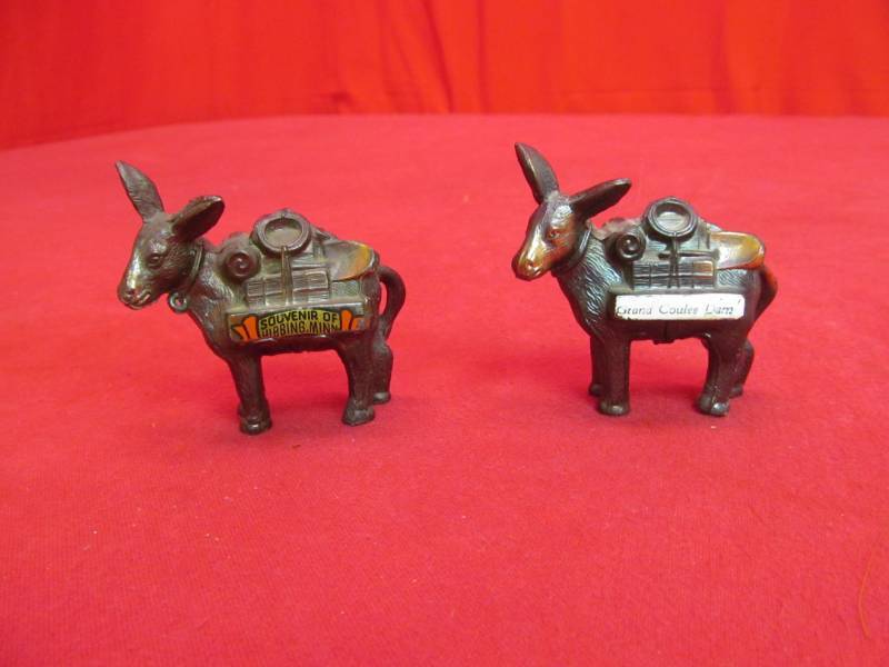 vintage souvenirs pack mules