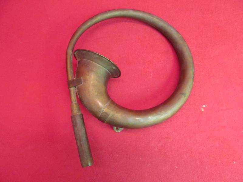 vintage brass horn