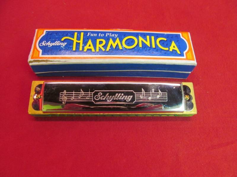 vintage harmonica