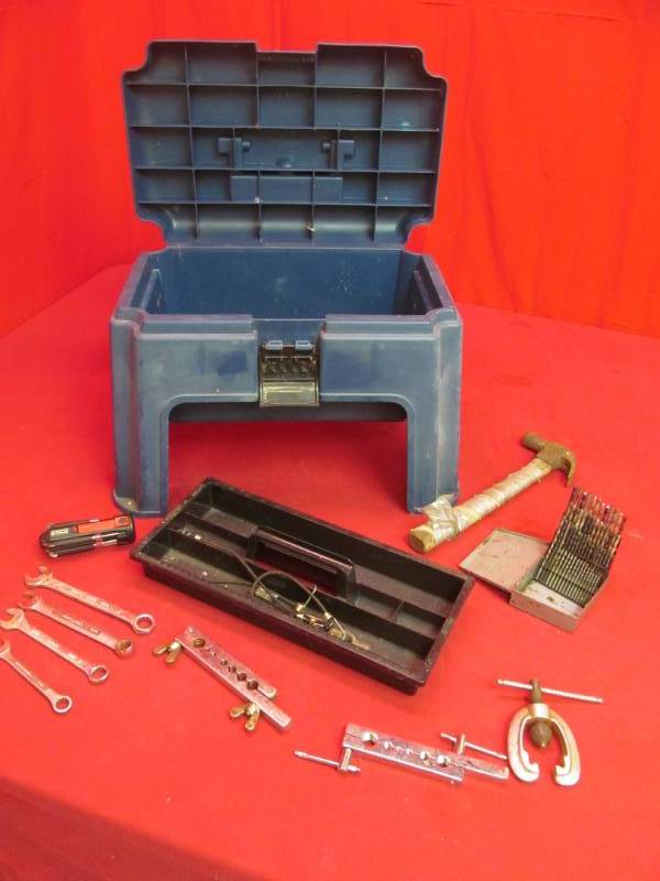 Tool box, tools