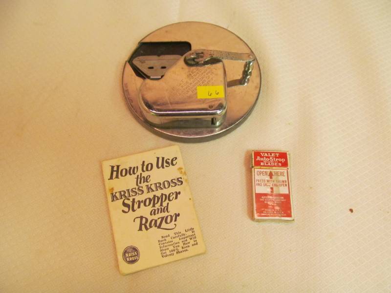 vintage shaving items