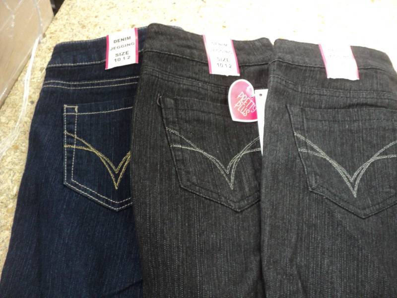 lot 130 image: 3 pairs jeans size 10 12 girls...