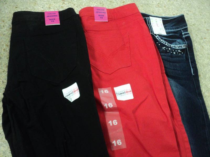 lot 138 image: 3 Pairs Jeans size 16 Girls...