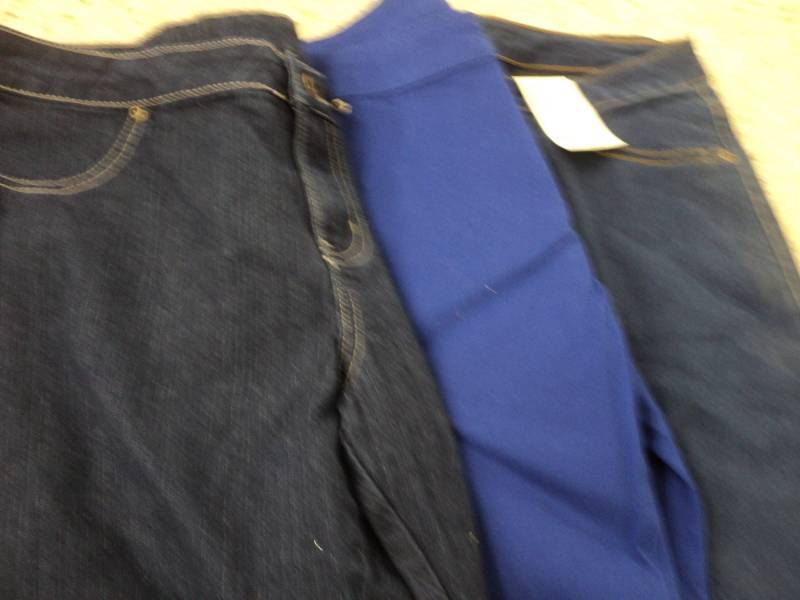 lot 142 image: 3 pairs Jeans size 18 12 Girls...
