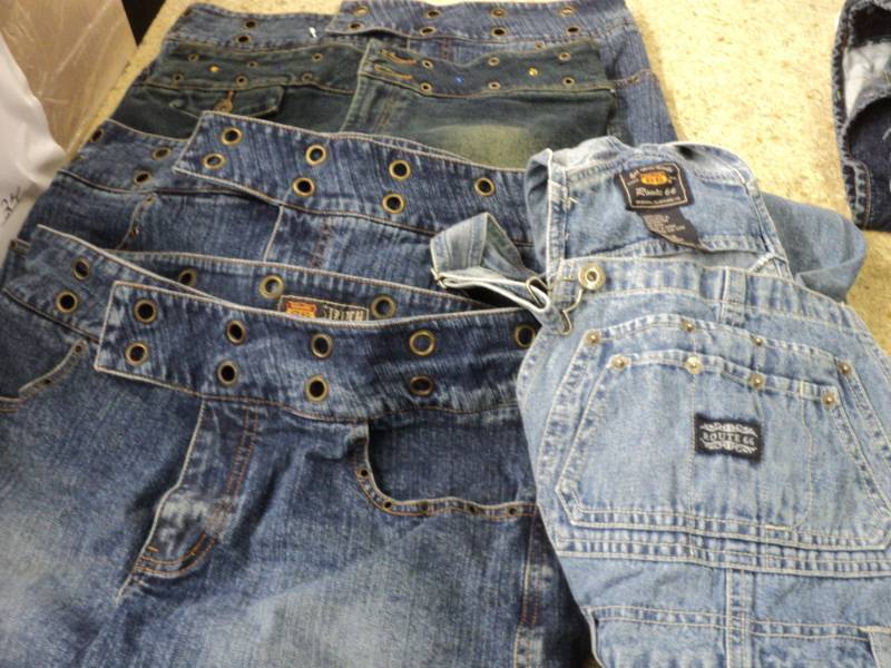lot 148 image: 4 Pair Shorts and 1 pair overalls ...