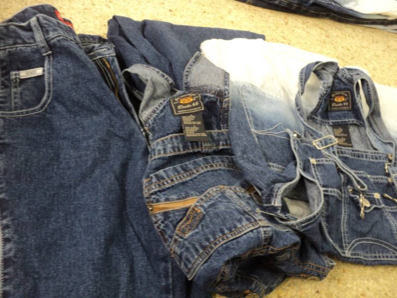 lot 151 image: 1 pair Jeans, 1 pair Shortalls and ...