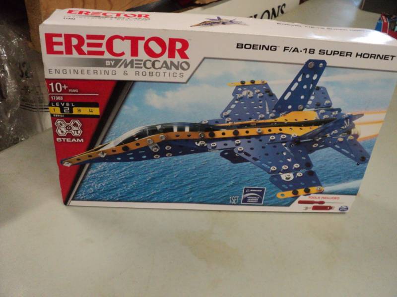 lot 63 image: Erector Boeing FA-18 Super Hornet...