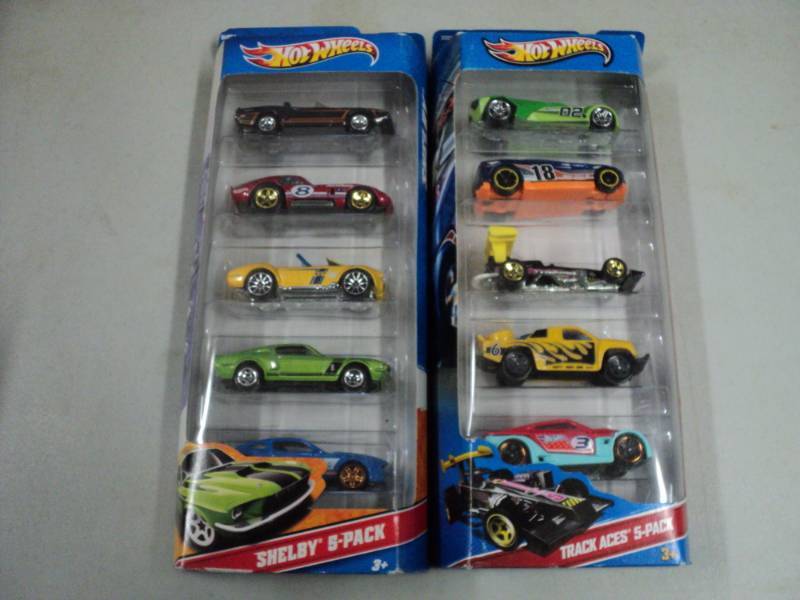 lot 65 image: HotWheels Shelby 5 Pack and HotWhee...