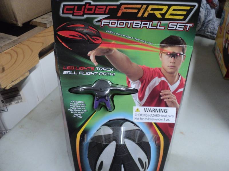 lot 69 image: Cyber Fire Football Set...