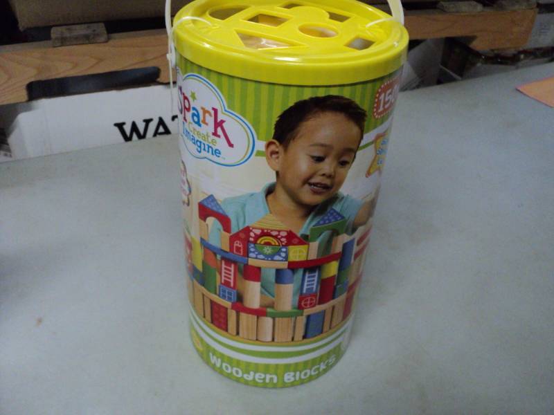 lot 99 image: Spark Wooden Blocks...