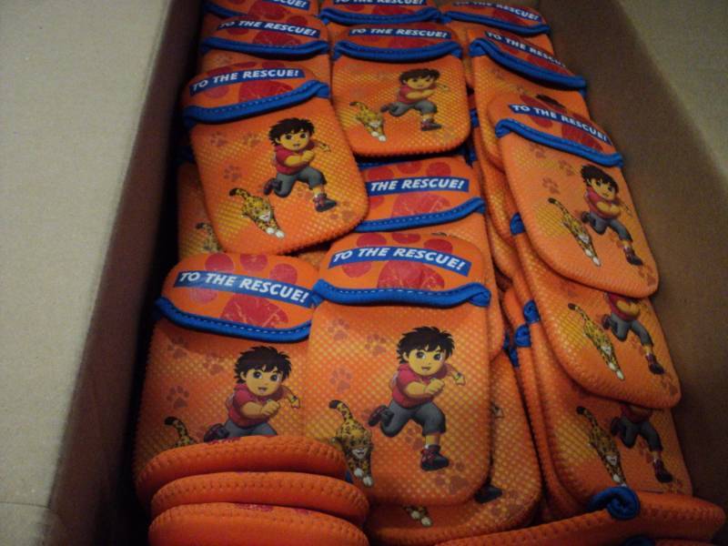 lot 100 image: Case of To the Rescue Diego cell ph...