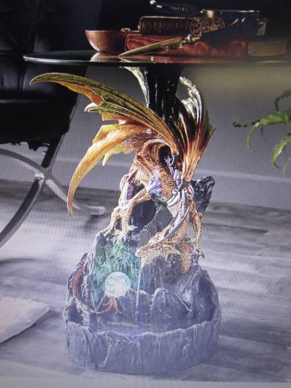 lot 5 image: Dragon Fountain Table open box, unt...