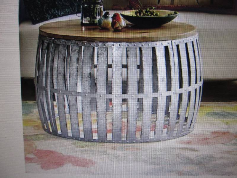 lot 20 image: Olive Bucket Coffee Table open box ...