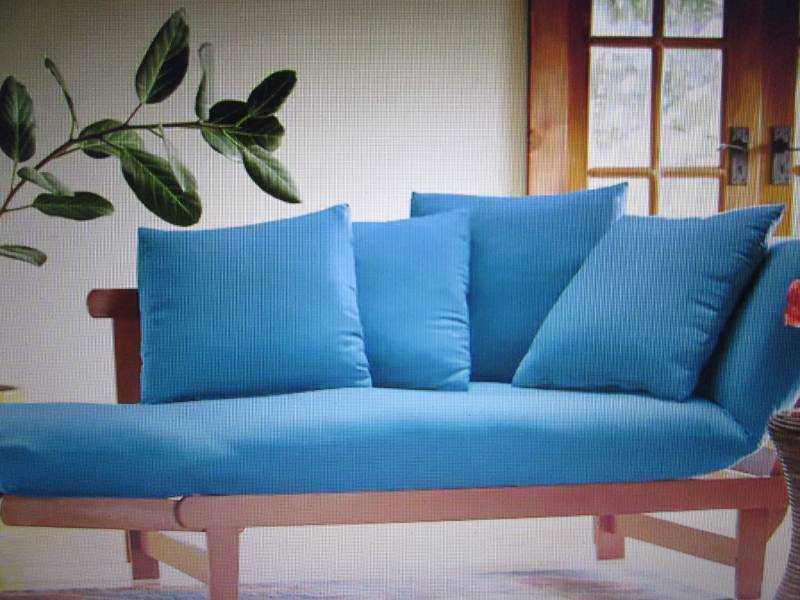 lot 26 image: Lounger Sofa Bed Cushions only - no...