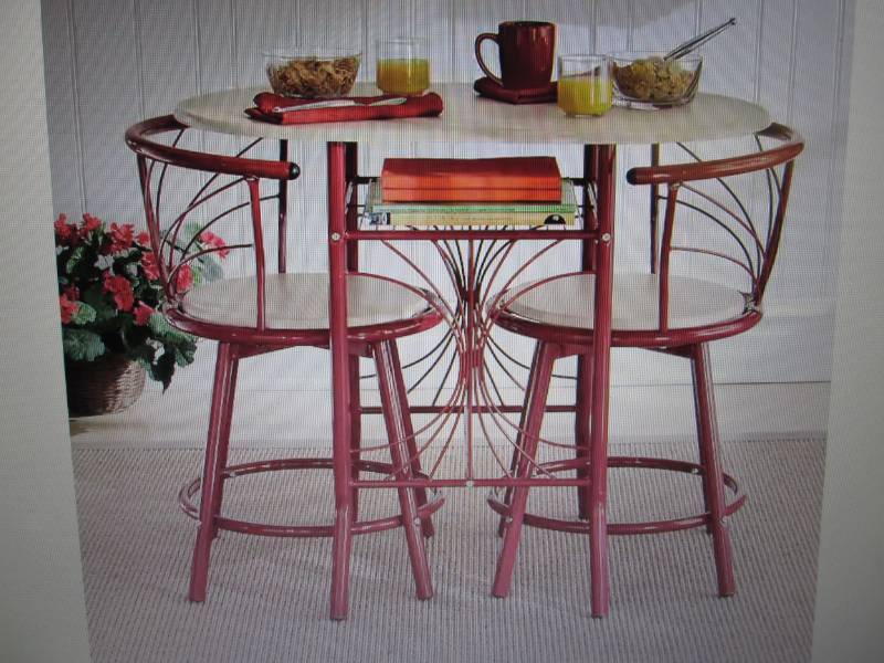 lot 31 image: Colorful Bistro Set open box Retail...