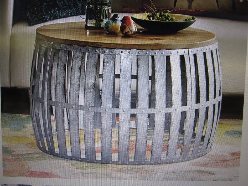 lot 32 image: Olive Bucket Coffee Table open box ...