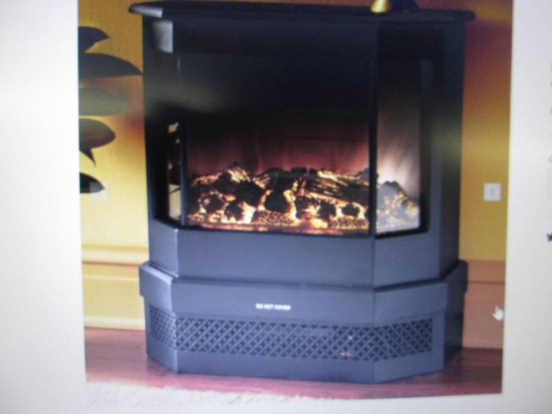 lot 43 image: 3-Sided Contemporary Classic Firepl...