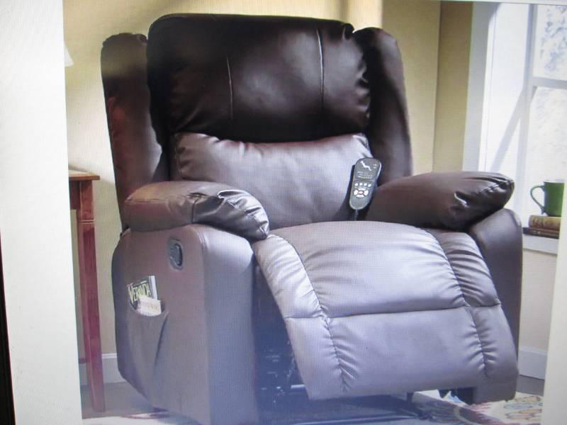 lot 49 image: Massage Recliner open box Retail $3...