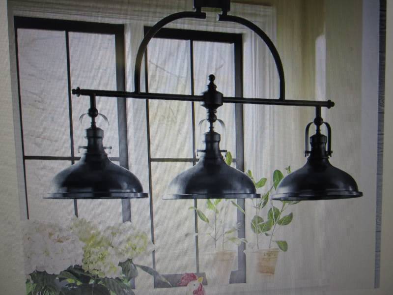 lot 61 image: Niles Hanging Lamp open box Retail ...