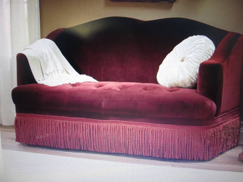 lot 67 image: Tate Tassel Sofa open box Retail $3...
