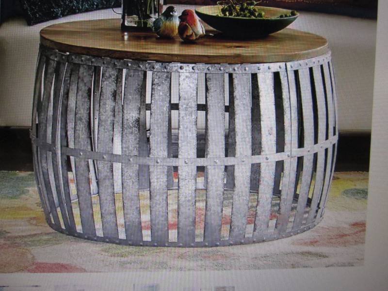 lot 77 image: Olive Bucket Coffee Table open box ...