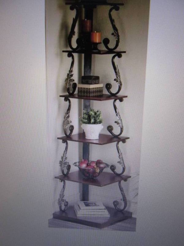 lot 85 image: Mirielle Corner Shelf open box Reta...