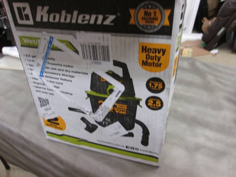lot 94 image: 2.5-Gallon WetDry Vac by Koblenz o...