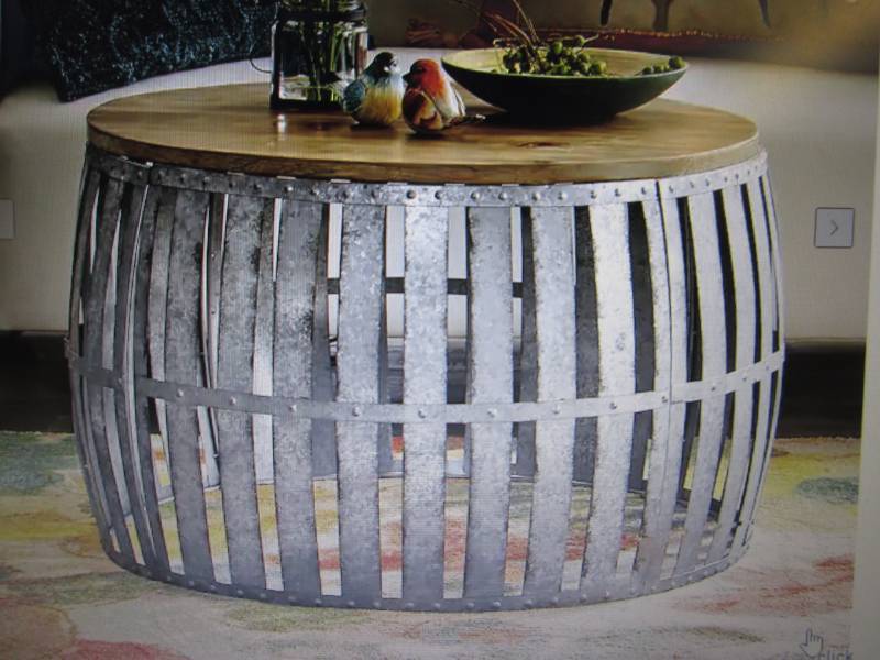 lot 99 image: Olive Bucket Coffee Table open box ...